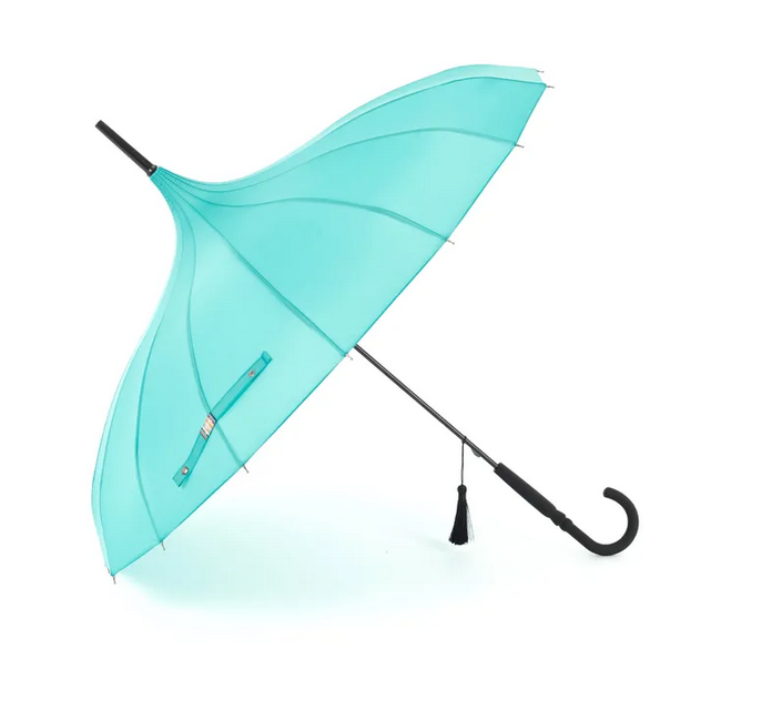 Pagode Regenschirm Türkis