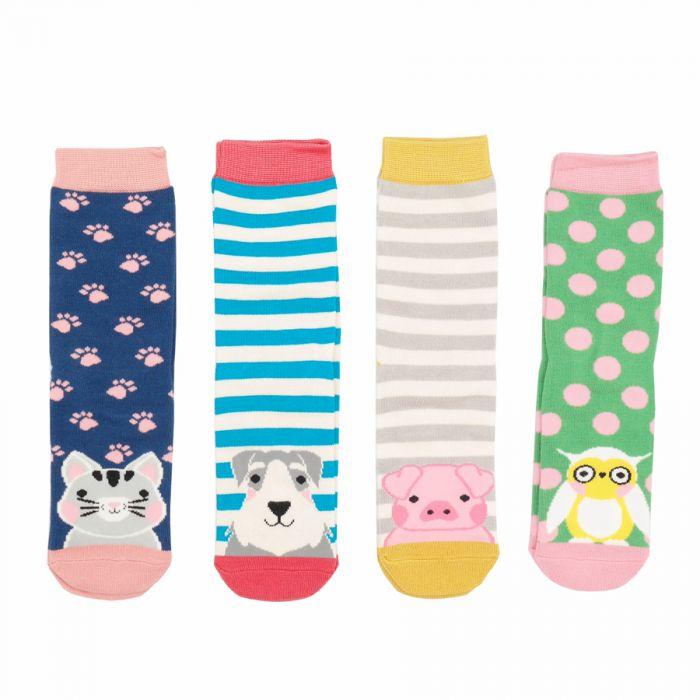 Animal Socks Box Kids