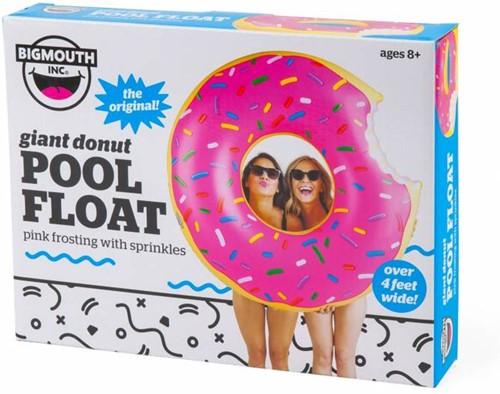 Pool Float Pink Donut 119x122x36cm