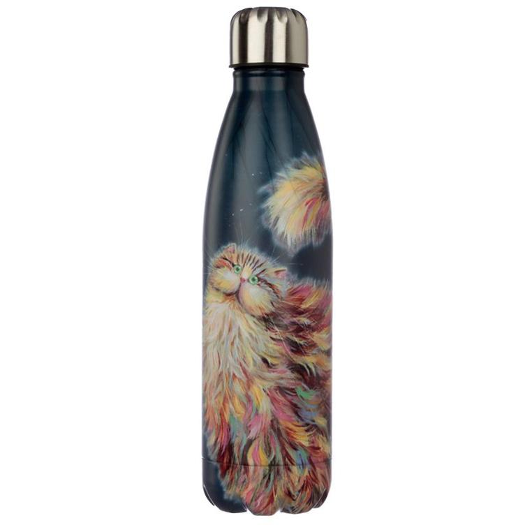 Kim Haskins Regenbogen Katzen Isolierte Edelstahl Trinkflasche 500ml