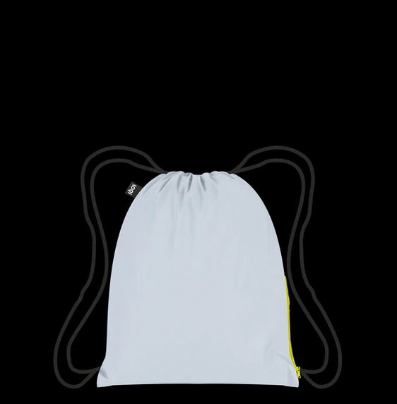 Neongelber reflektierender Rucksack