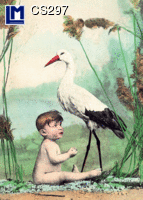 BABY AND STORK