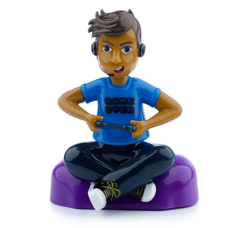 Gamer Spieler Solar Pal Wackelfigur