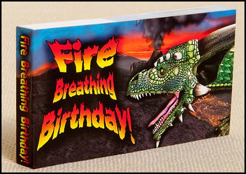 Flipbook Feuer speiender Geburtstag!