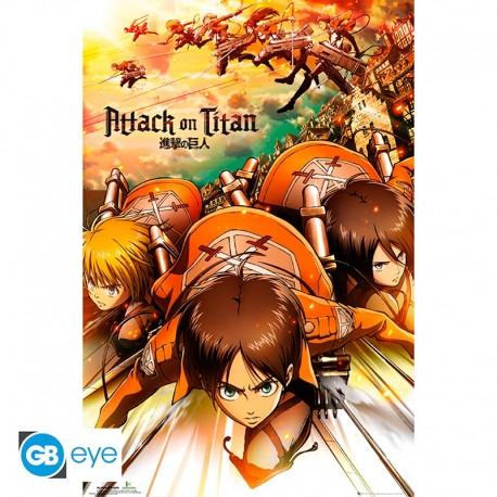 ATTACK ON TITAN - Poster `Attack` (91.5x61)