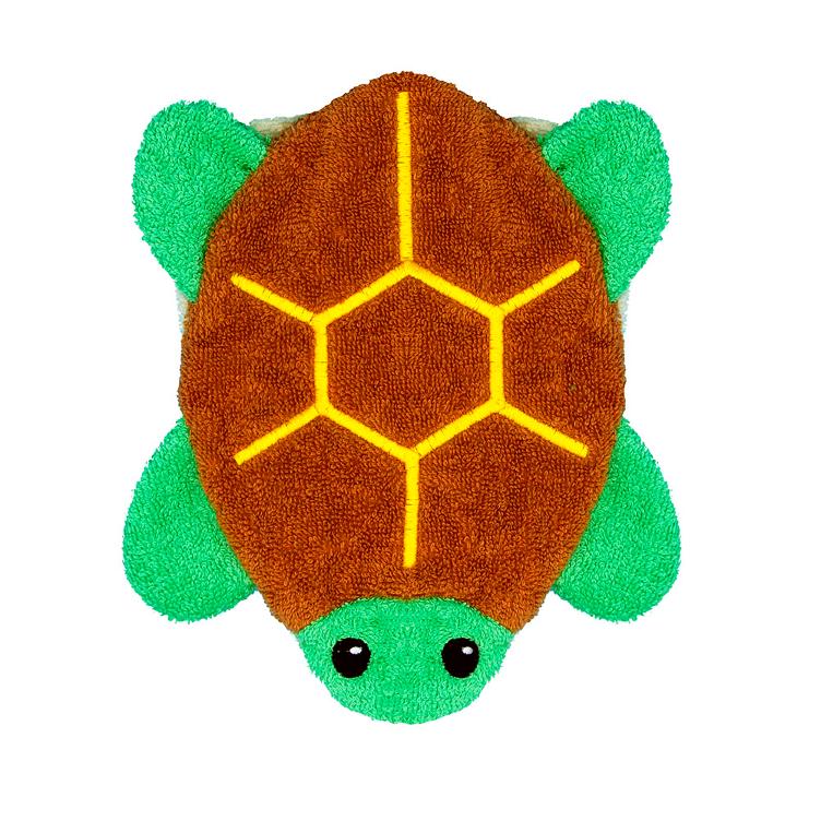 Waschlappen Landschildkröte klein