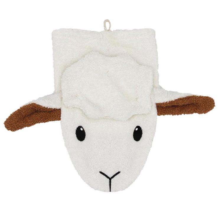Gant de lavage Mouton Stella grand
