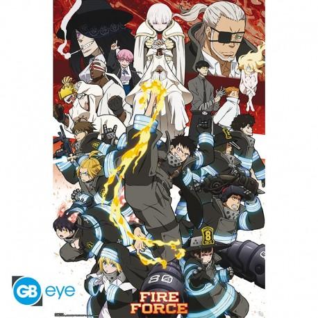 FIRE FORCE - Poster `Key art saison 2` (91.5x61)