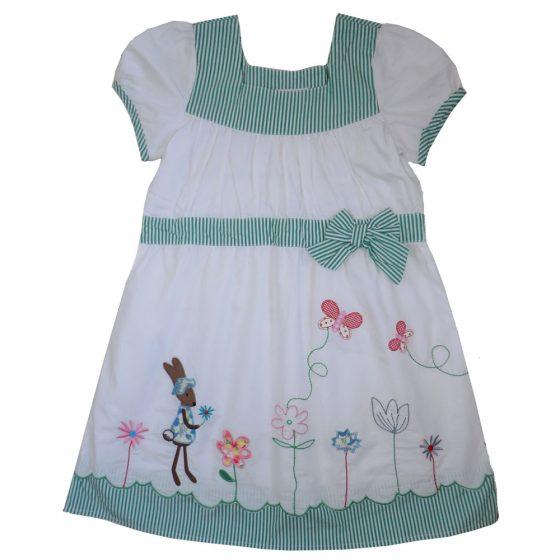 Lapin Robe brodé 1-2 Ans