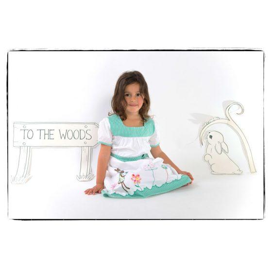 Robe à manches courtes lapin 2-3 Ans