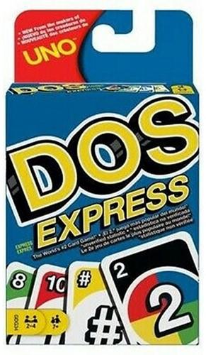 UNO DOS Express jeu de cartes 7x12cm