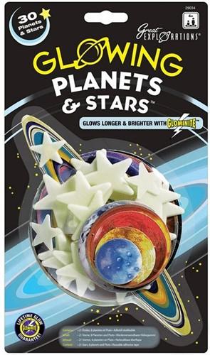 Glow in the Dark Aufkleber Planeten & Sterne