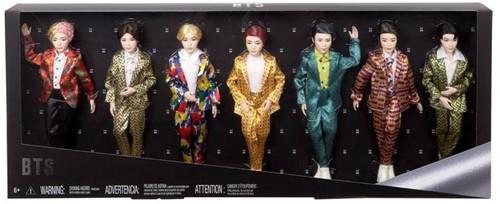 Mattel BTS Bangtan Boys Idol Puppe 29cm 7-Pack 33x81cmm