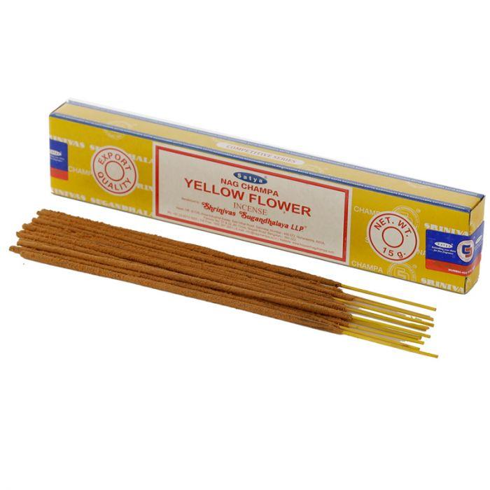 Fleur jaune de Nag Champa