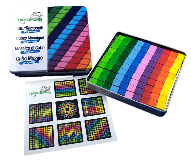 Magnetisches Würfelmosaik