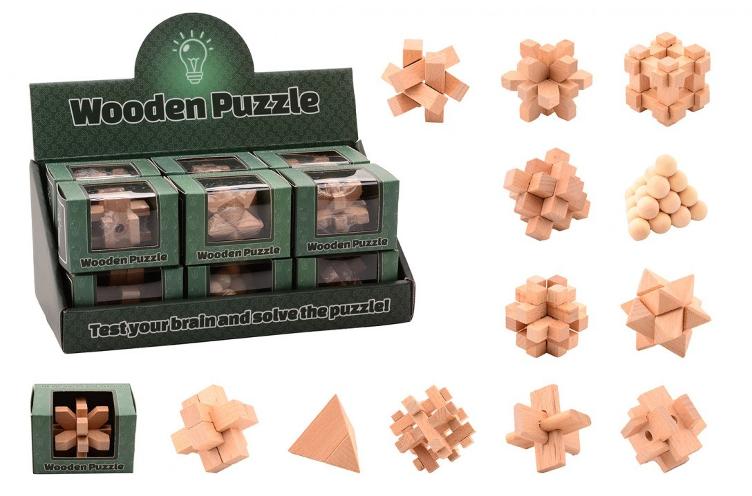 Brainteaser Holzpuzzle