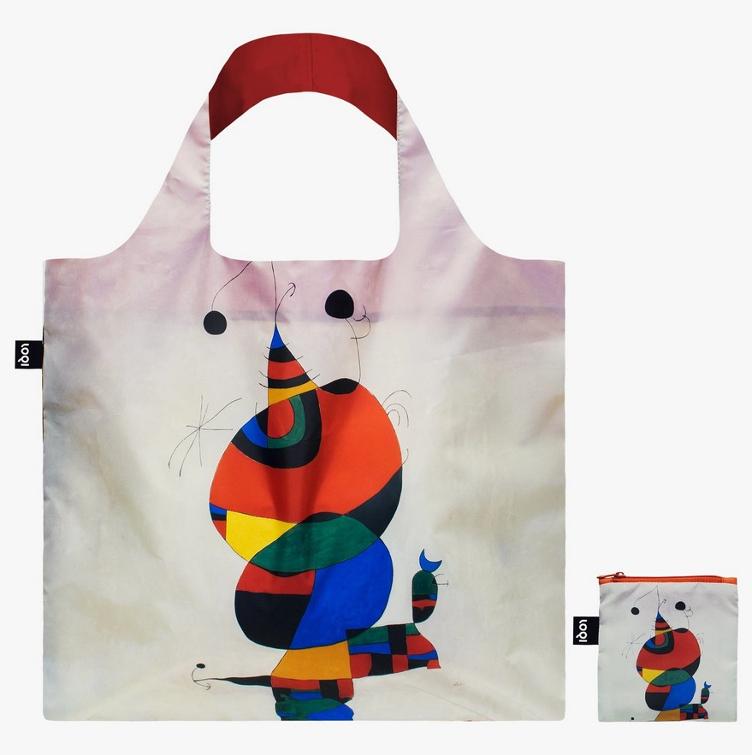Joan Miro Woman, Bird and Star Recycled Bag
