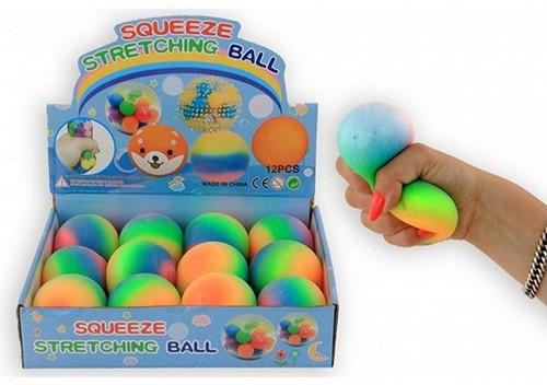 Squeeze ball 7cm Regenbogen