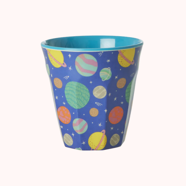 Kleiner Melamin Becher- Blau - Galaxie