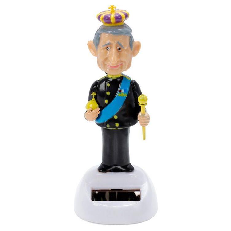 King Charles Solar Pal Wackelfigur