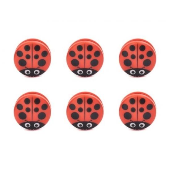 Tütenklammern Marienkäfer 6er-Set