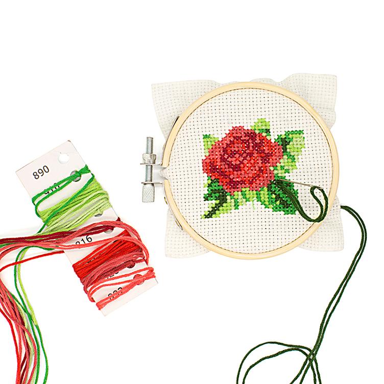 Embroidery Kit - Rose