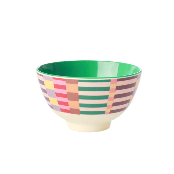 Kleine Melaminschale - Summer Stripes Print