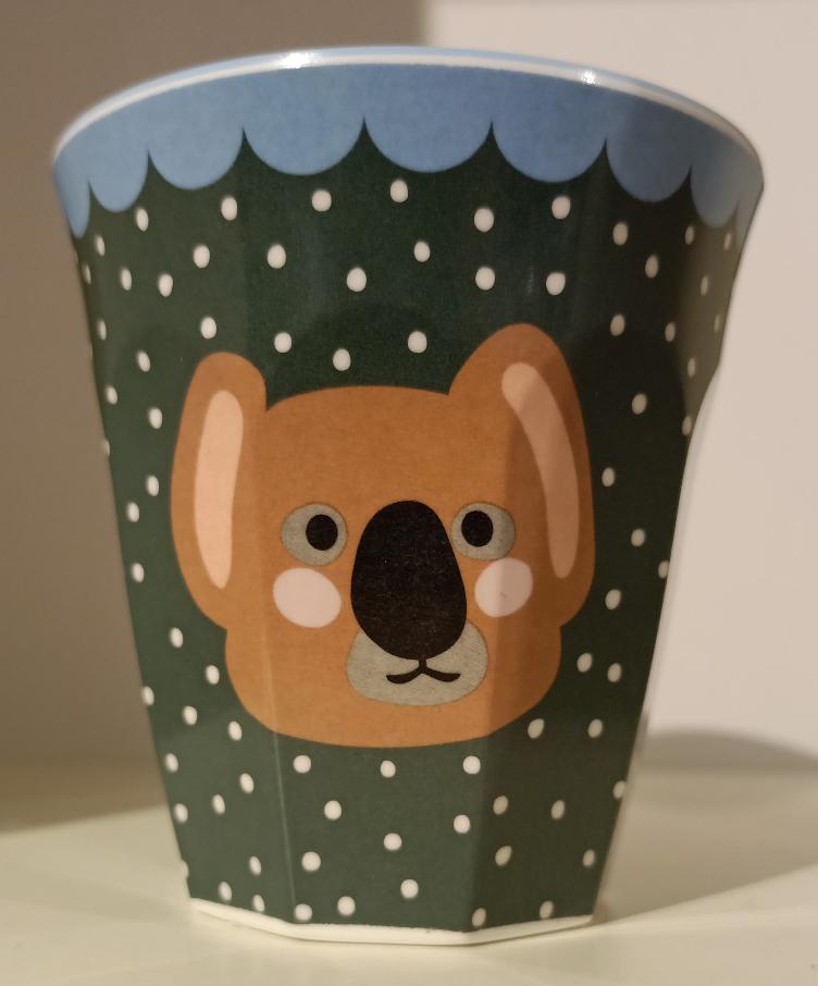 SMALL MELAMINE KIDS CUP - MULTI - PARTY ANIMAL PRINT