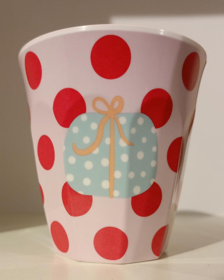 SMALL MELAMINE KIDS CUP - MULTI - PARTY ANIMAL PRINT