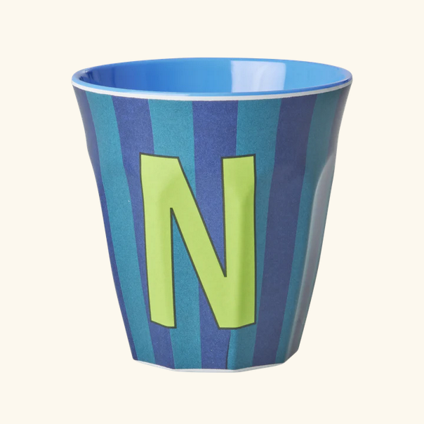 Mittelgroße Becher - Mehrfarbig - N - Stripes