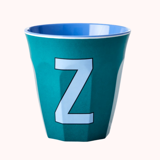 Lettre Z Vert émeraude Tasse Medium Melamim