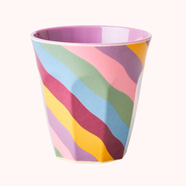 Funky Stripes medium becher