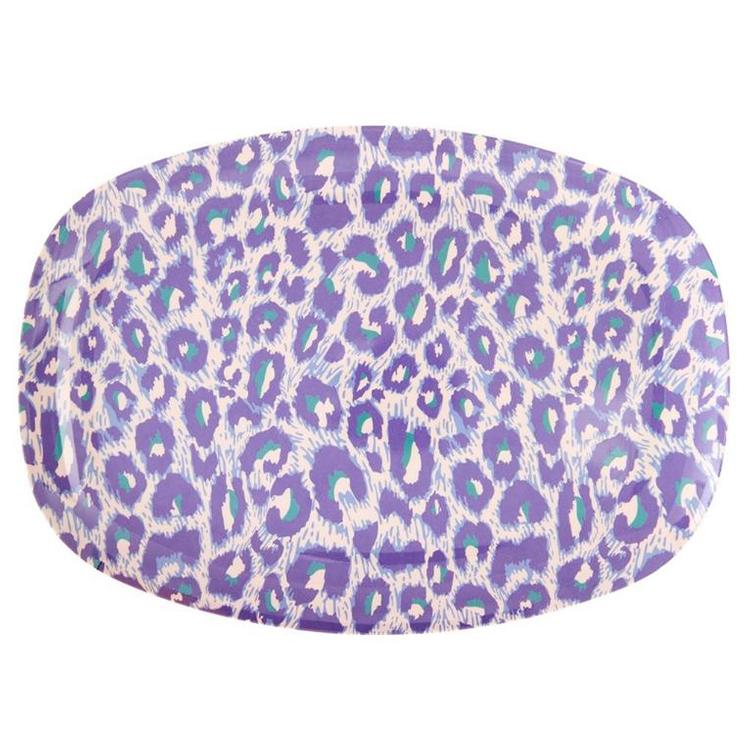 Rechteckige Melaminplatte - Leopardenprint