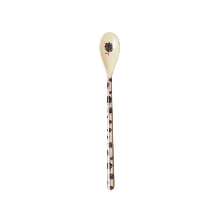 RICE Melamine Latte Spoon - BLACKBERRY BEAUTY PRINT