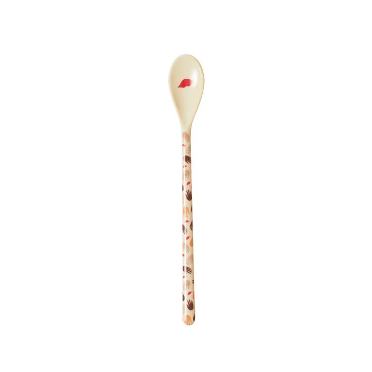 RICE Melamine Latte Spoon - KISSES PRINT