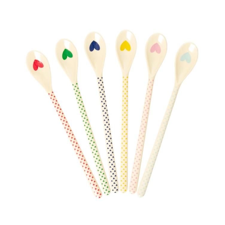 RICE Melamine Latte Spoon - Assorted Colors