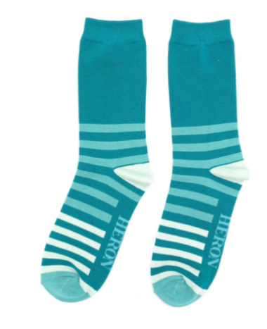 41-46 Tonal Stripes Teal