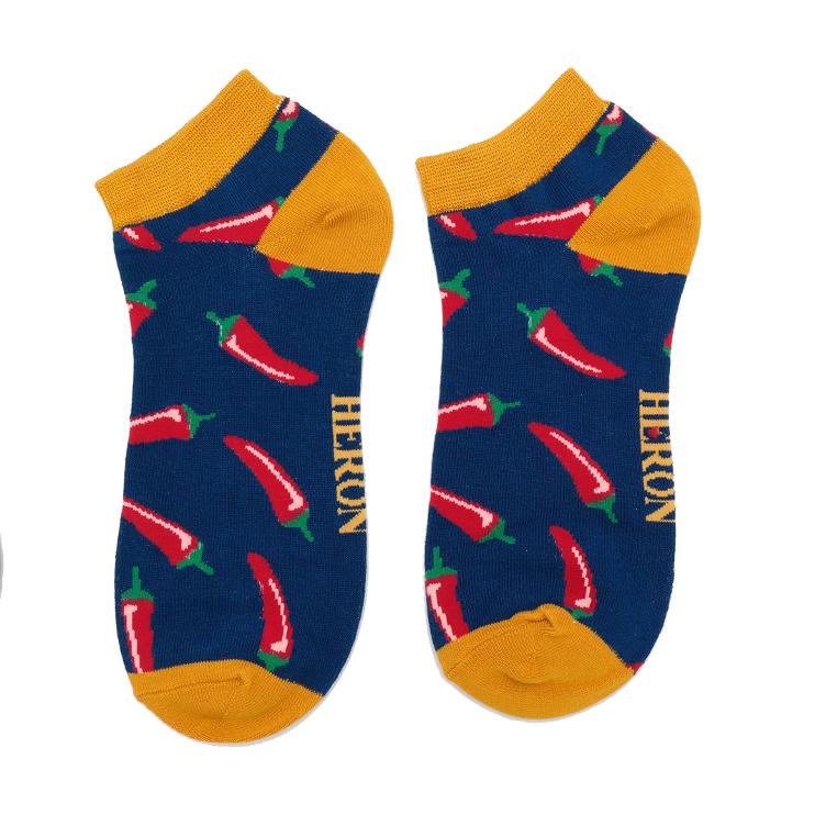 41-46 Chillis Trainer Socks Navy