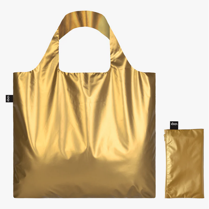 Sac métallique doré