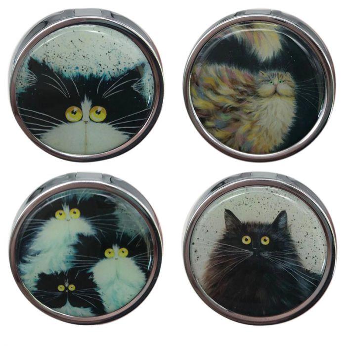 Katzen Pillendose