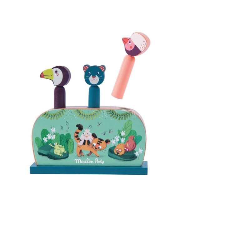 Pop up Spiel `Dans la Jungle`