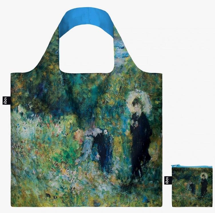 Pierre-Auguste Renoir Woman with a Parasol in a Garden Recycled Bag