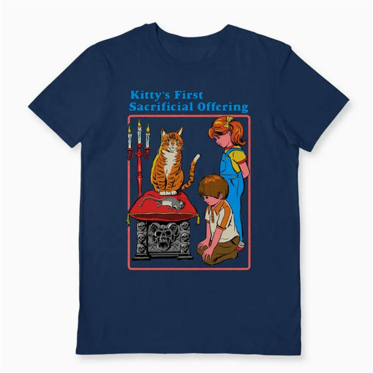 Grösse S -Kitty`s First Sacrifical Offering T-Shirt Steven Rhodes
