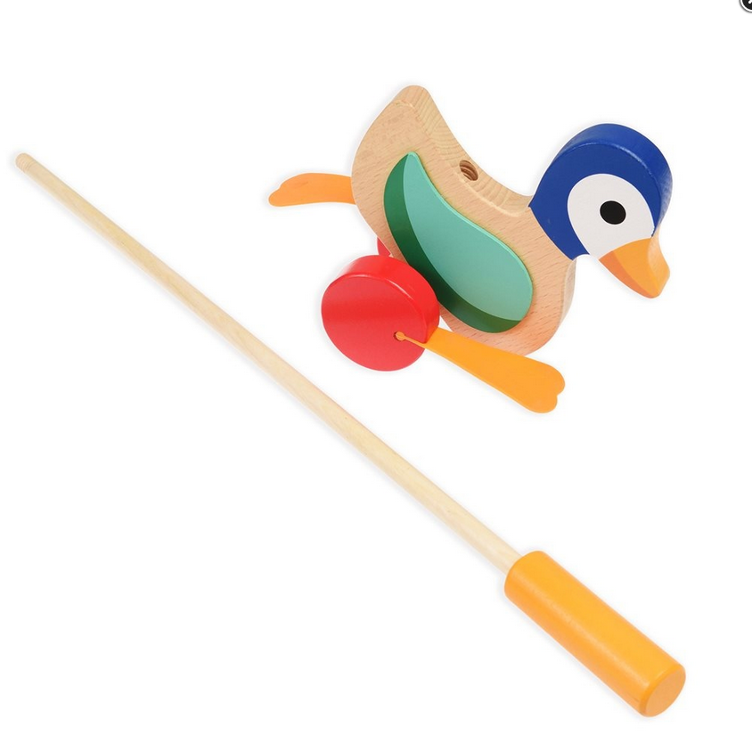 Schiebespielzeug Ente