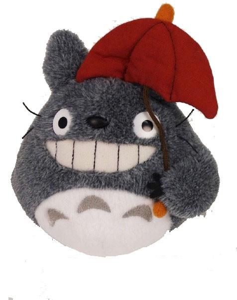 PELUCHE TOTORO AVEC PARAPLUIE ROUGE - MON VOISIN TOTORO (2607)