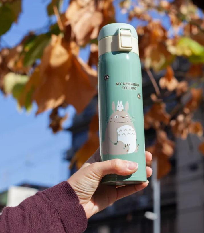 Thermosflasche 480ml Matt blassgrün - Mein Nachbar Totoro