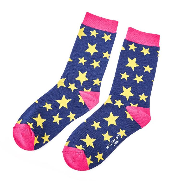Stars Socks Navy