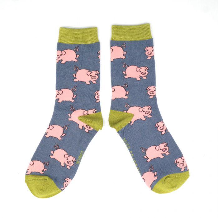 Piglet Socks Cornflower