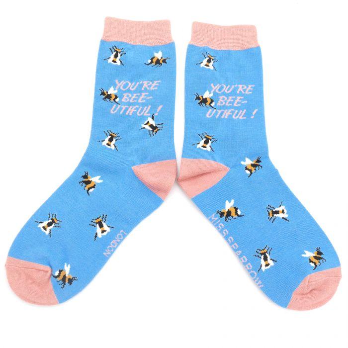 Bee-utiful Socks Sky