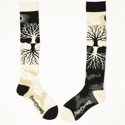 As Above So Below Tree Knee High Socks